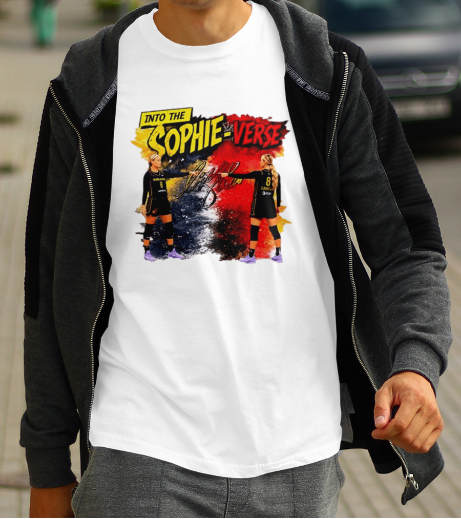 Into The Sophie Verse Sophie Cunningham Indiana Fever WNBA T-Shirt