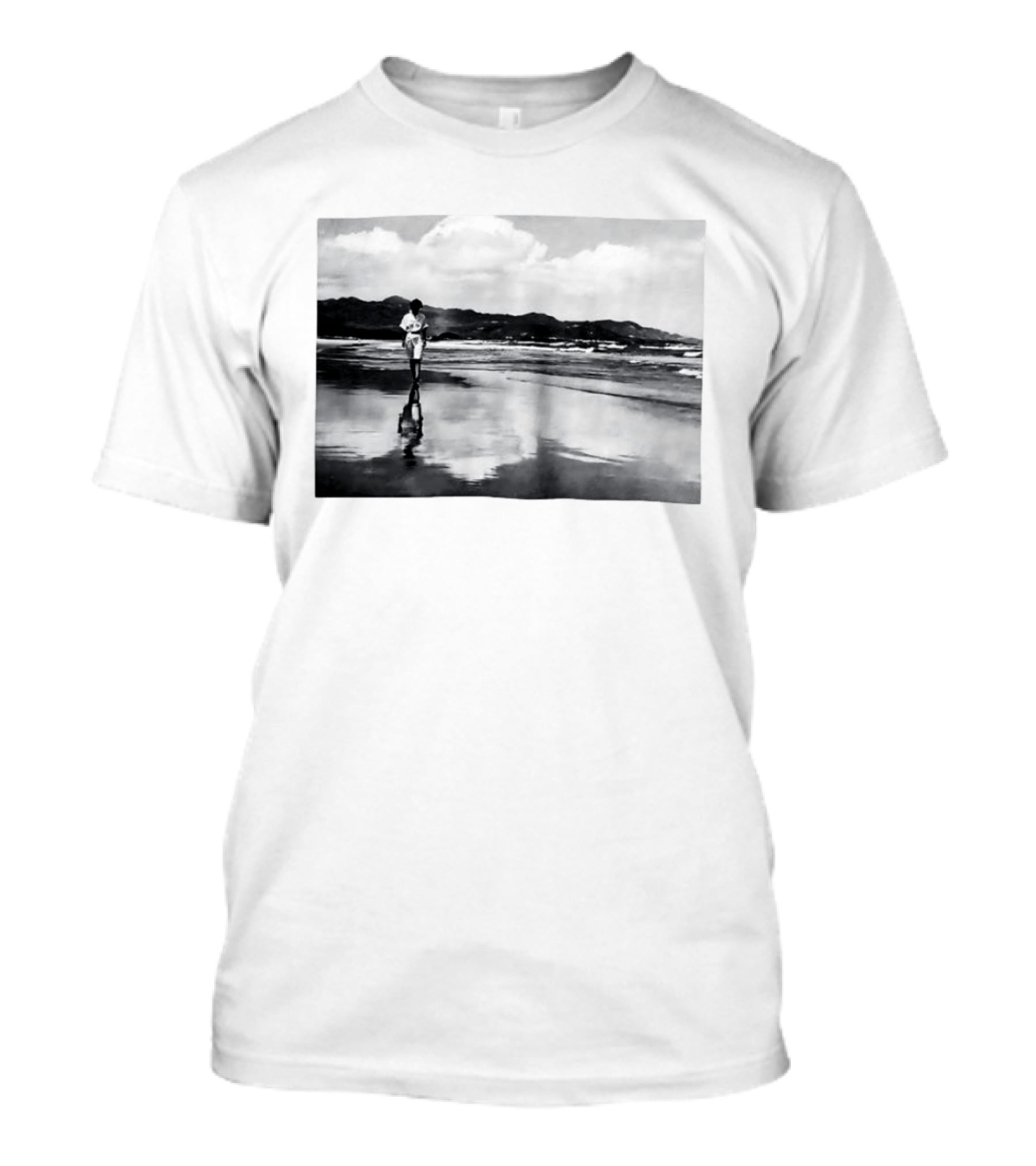 Leslie Cheung Days Of Being Wild Beach Scene Fortune Star Media Black And White Photography T-Shirt