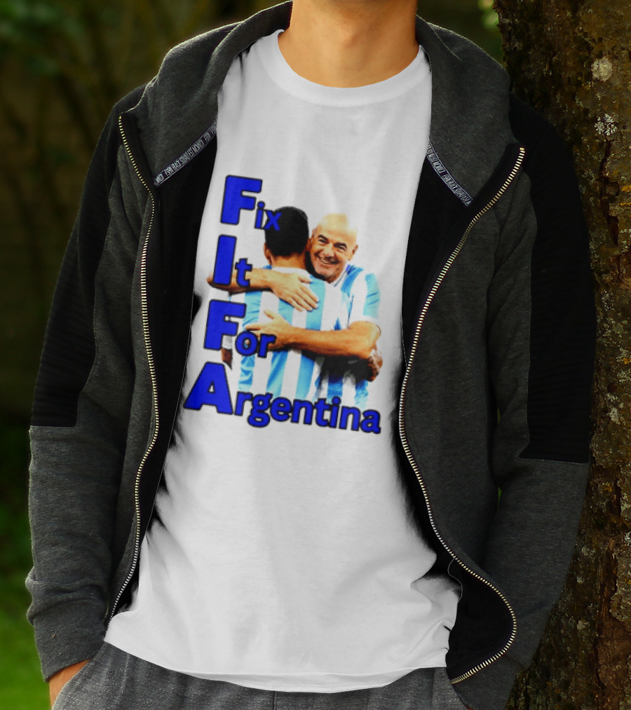 Fix It For Argentina FIFA Hug T-Shirt