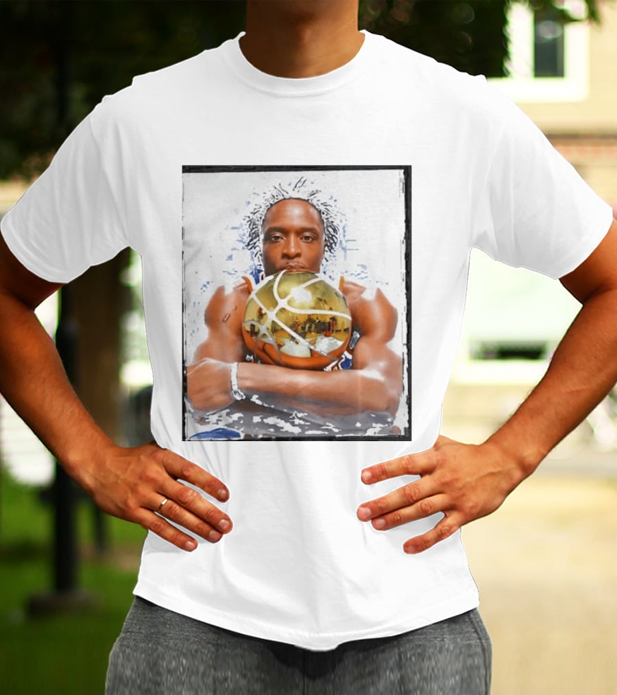OG Anunoby Basketball Reflection Artistic Slam Magazine Photoshoot T-Shirt
