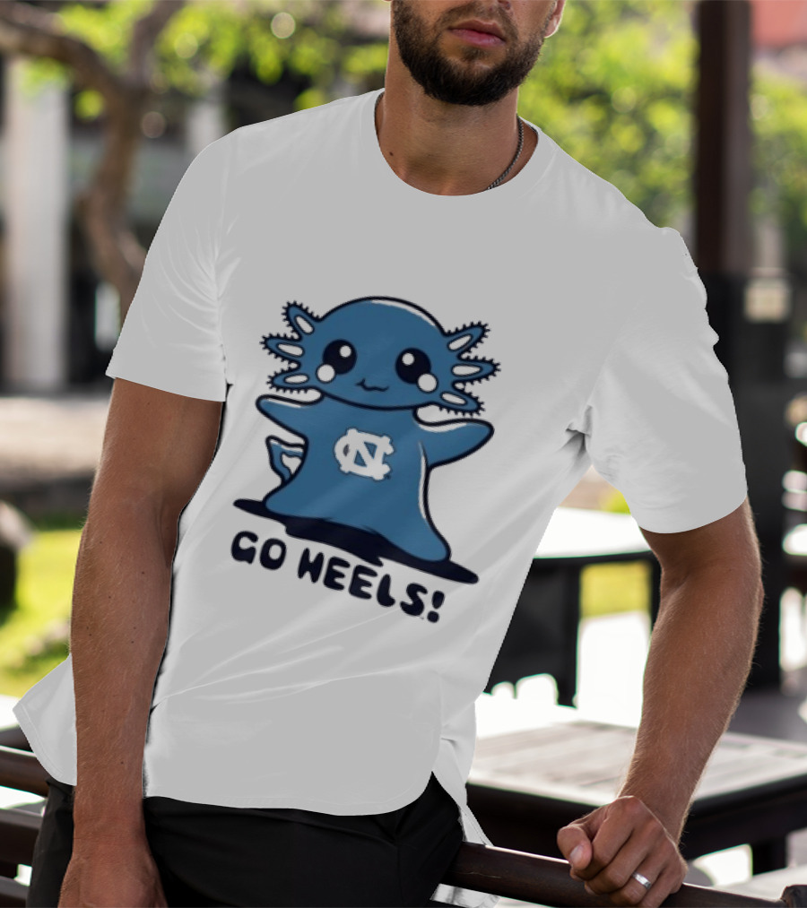 UNC Axolotl Go Heels Cute College Sports T-Shirt