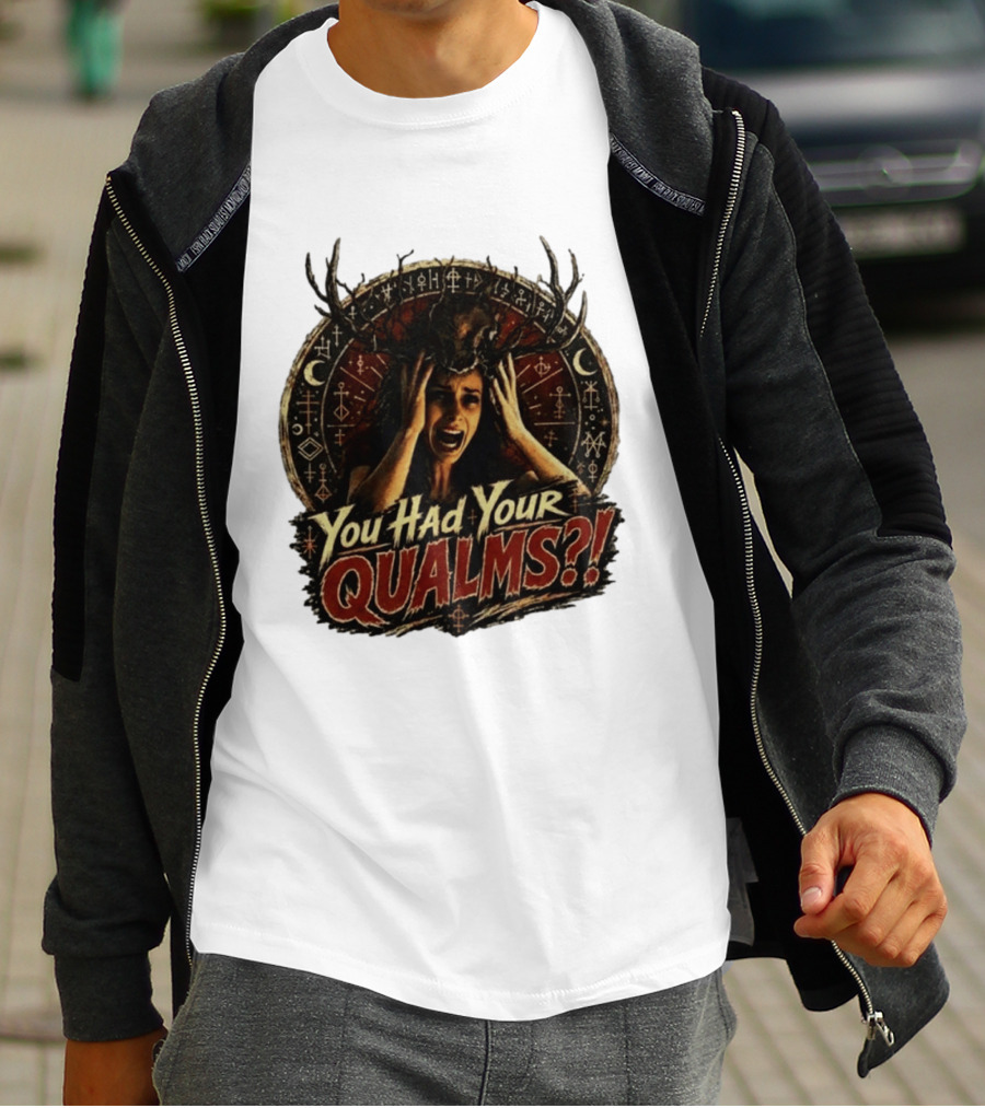 Patricia Widows Bay You Had Your Qualms Ritual Symbolism Antlered Figure T-Shirt