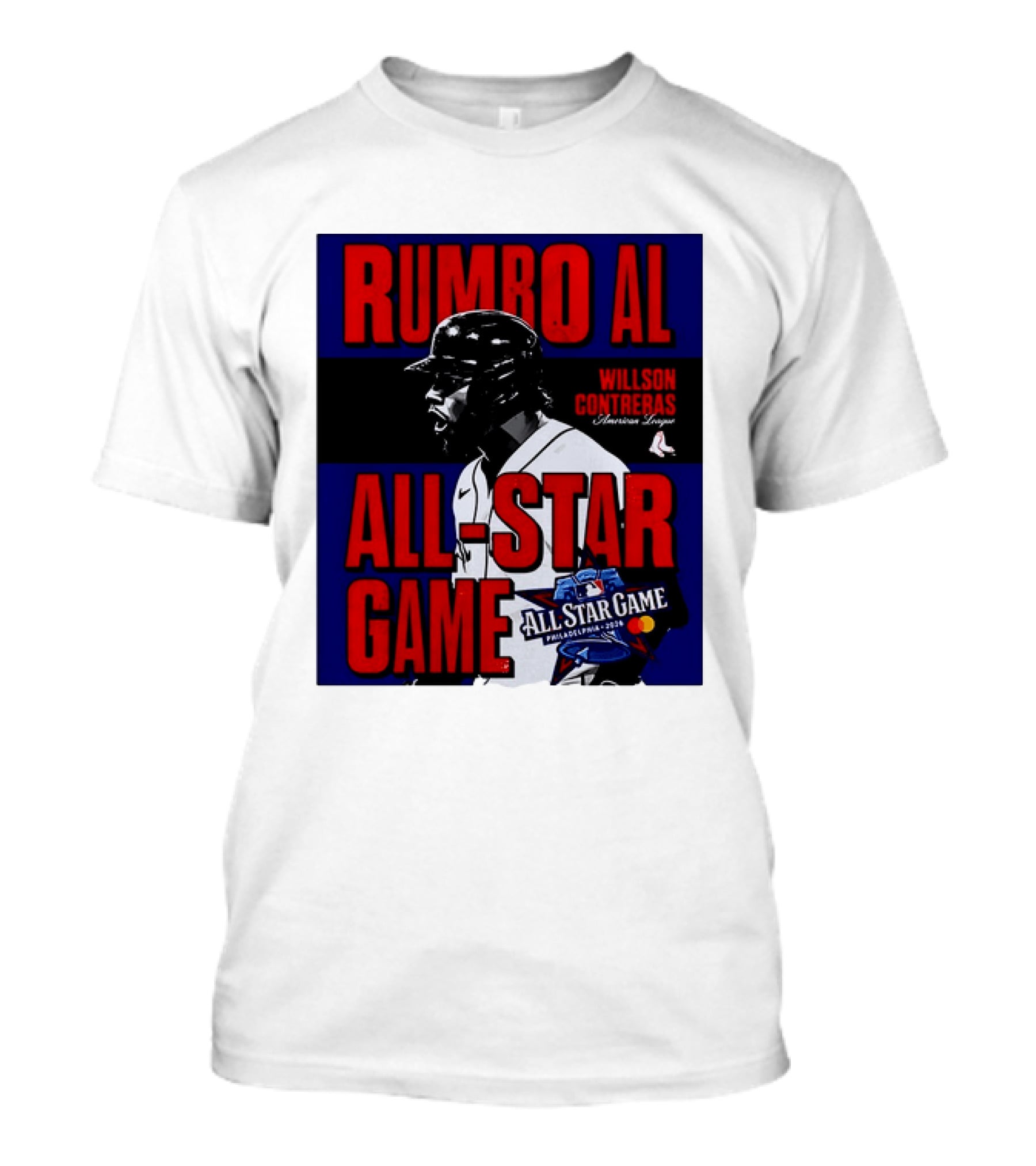 Rumbo AL All Star Game 2026 Willson Contreras Boston Red Sox Philadelphia T-Shirt