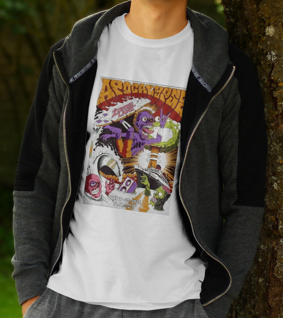 Zombie Land Apocalypse June 19 20 2026 Waterfront Event T-Shirt