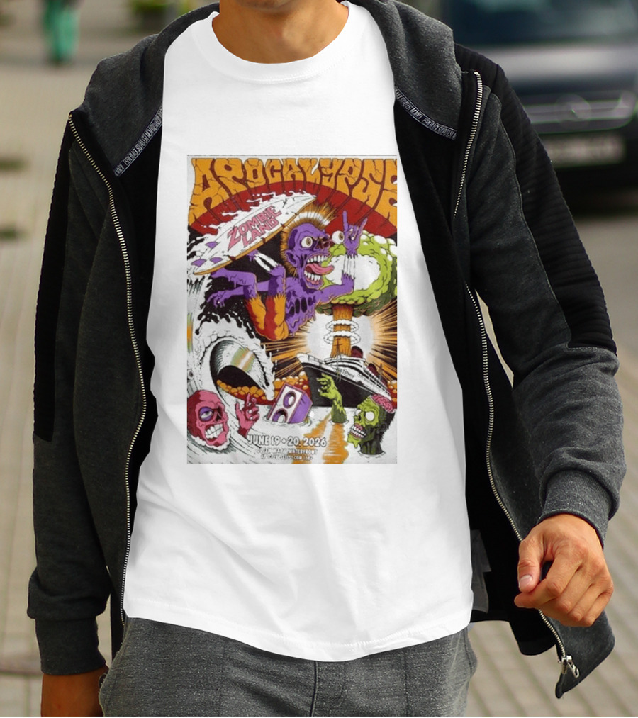Zombie Land Apocalypse June 19 20 2026 Waterfront Event T-Shirt