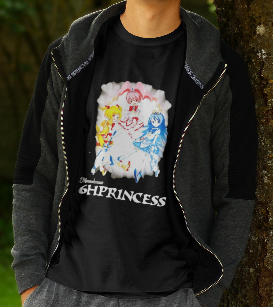 Mononoke 6HPPrincess Anime Characters Colorful Trio T-Shirt