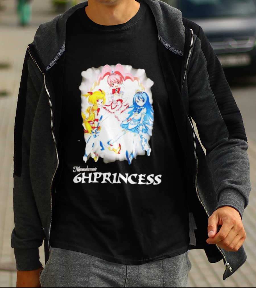 Mononoke 6HPPrincess Anime Characters Colorful Trio T-Shirt