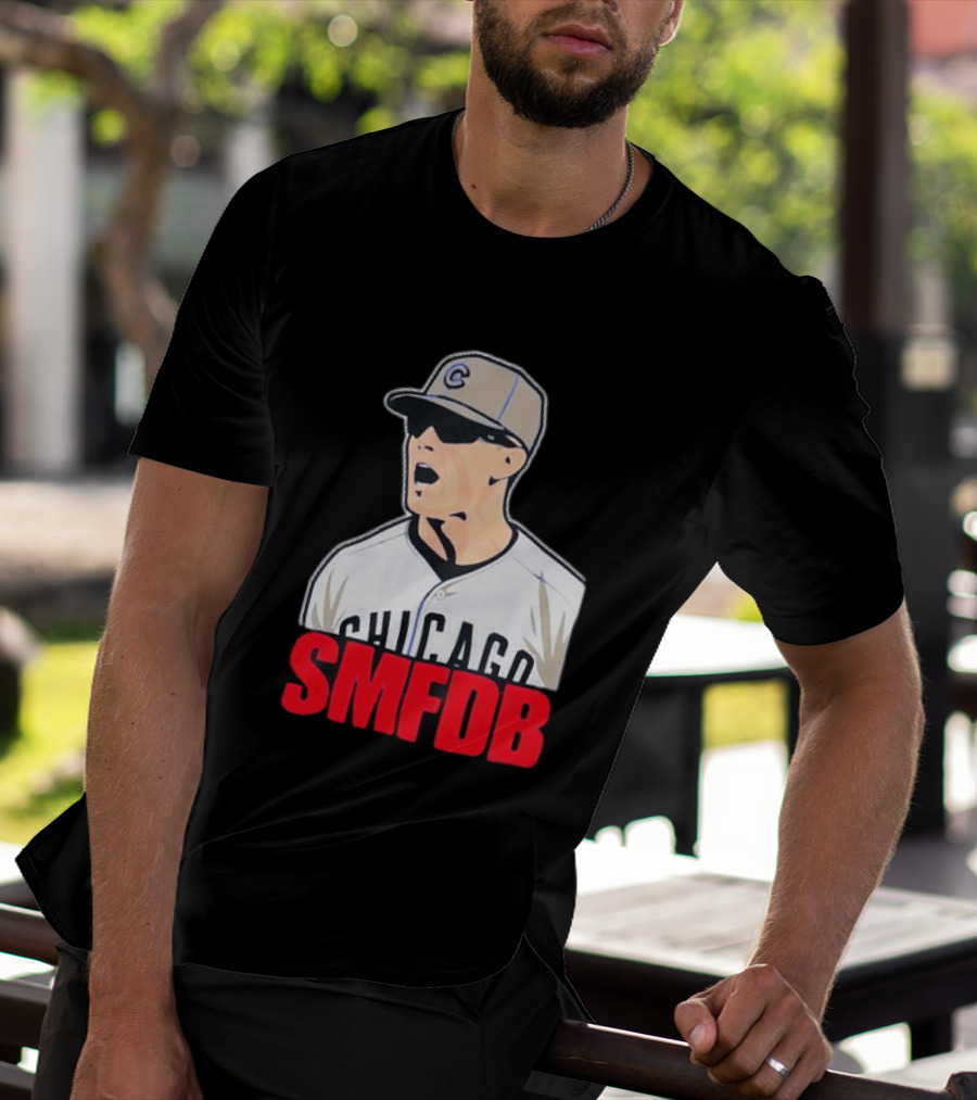 Chicago Cubs SMFDB Manager Yelling Iconic Baseball Team Fan T-Shirt