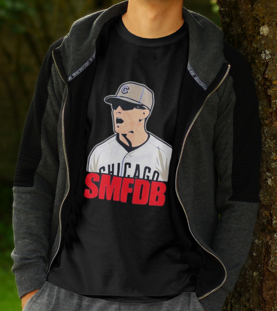 Chicago Cubs SMFDB Manager Yelling Iconic Baseball Team Fan T-Shirt