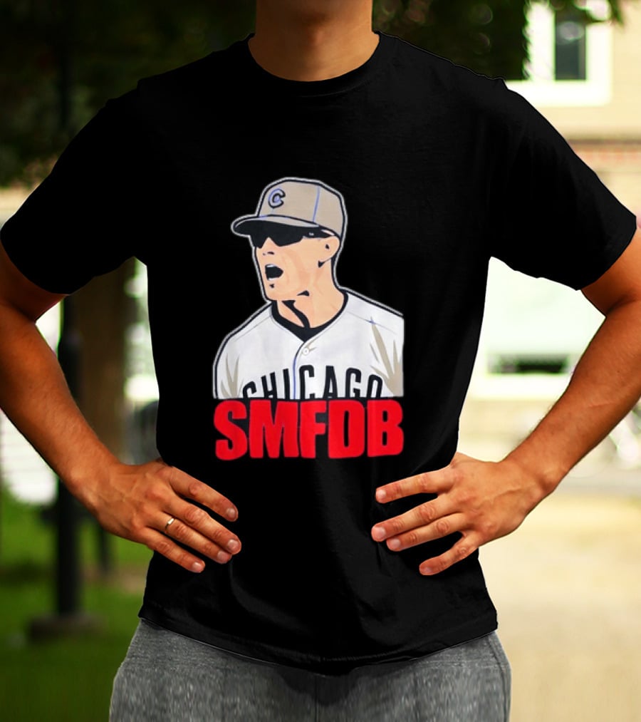 Chicago Cubs SMFDB Manager Yelling Iconic Baseball Team Fan T-Shirt