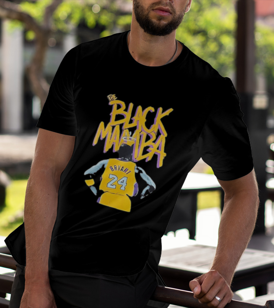 The Black Mamba Bryant 24 Los Angeles Lakers T-Shirt