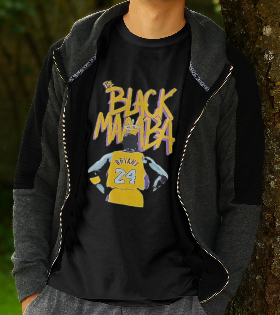 The Black Mamba Bryant 24 Los Angeles Lakers T-Shirt