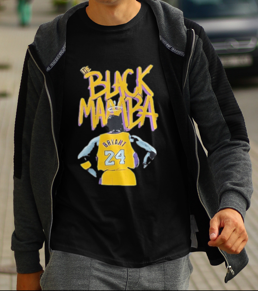 The Black Mamba Bryant 24 Los Angeles Lakers T-Shirt