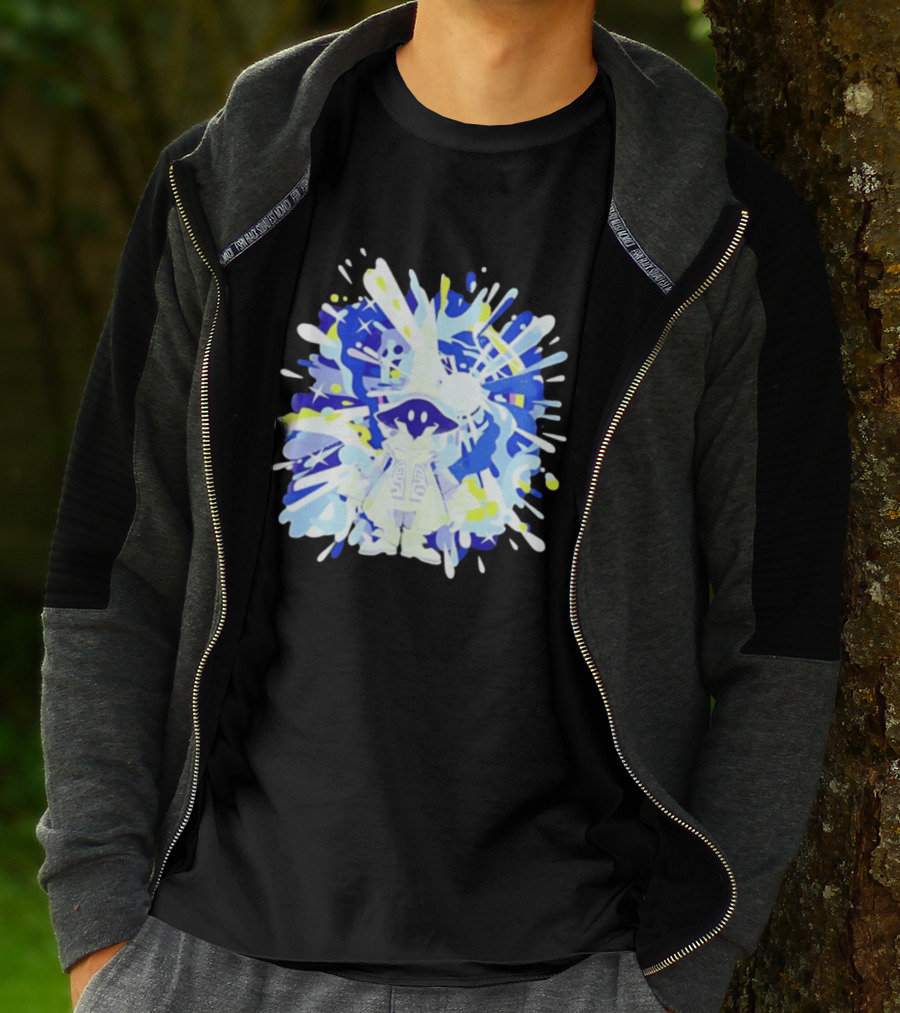 Vivi Ornitier Final Fantasy Black Mage Magic Stars Explosion T-Shirt