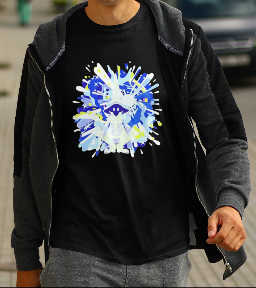 Vivi Ornitier Final Fantasy Black Mage Magic Stars Explosion T-Shirt