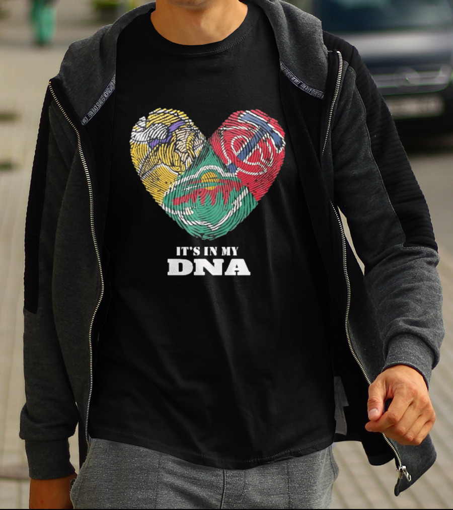 Minnesota Vikings Timberwolves Wild It's In My DNA T-Shirt