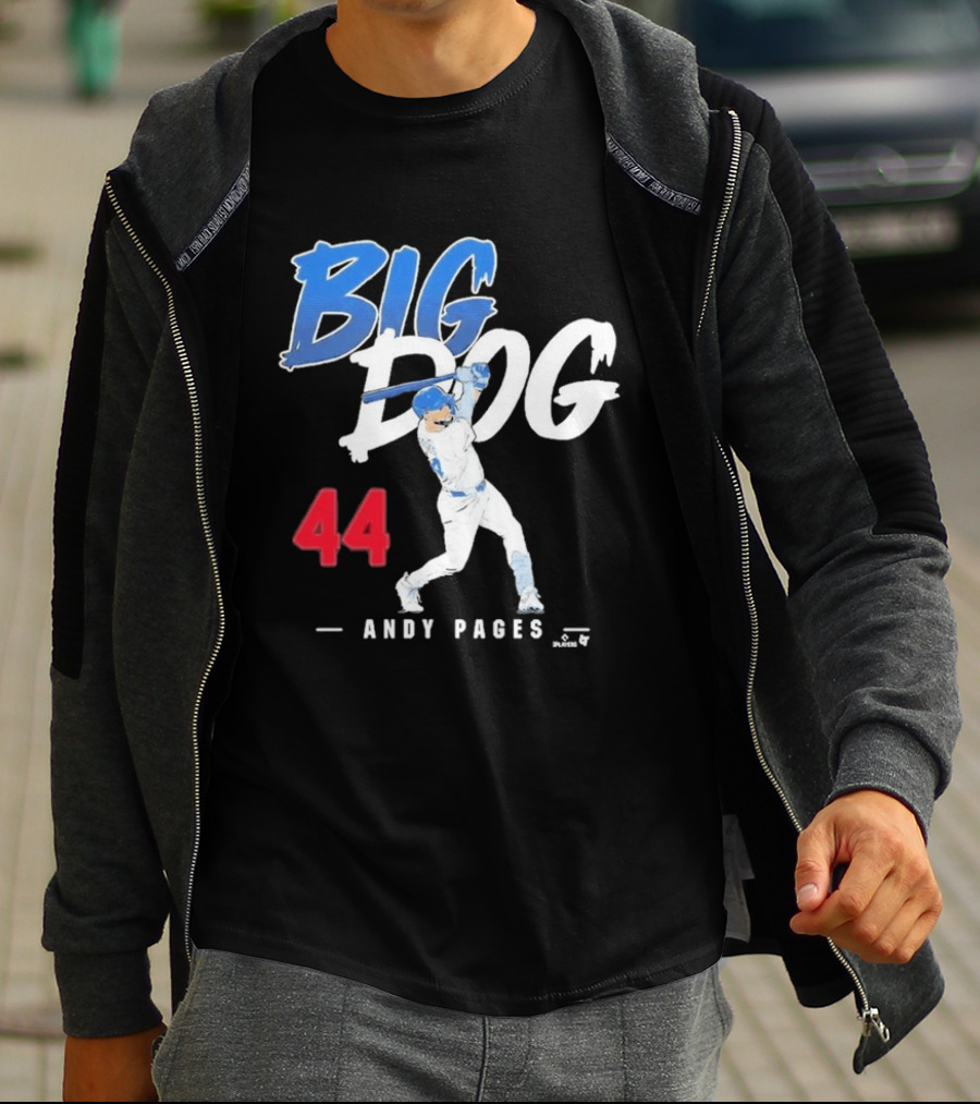 MLB Los Angeles Dodgers Andy Pages 44 Big Dog T-Shirt