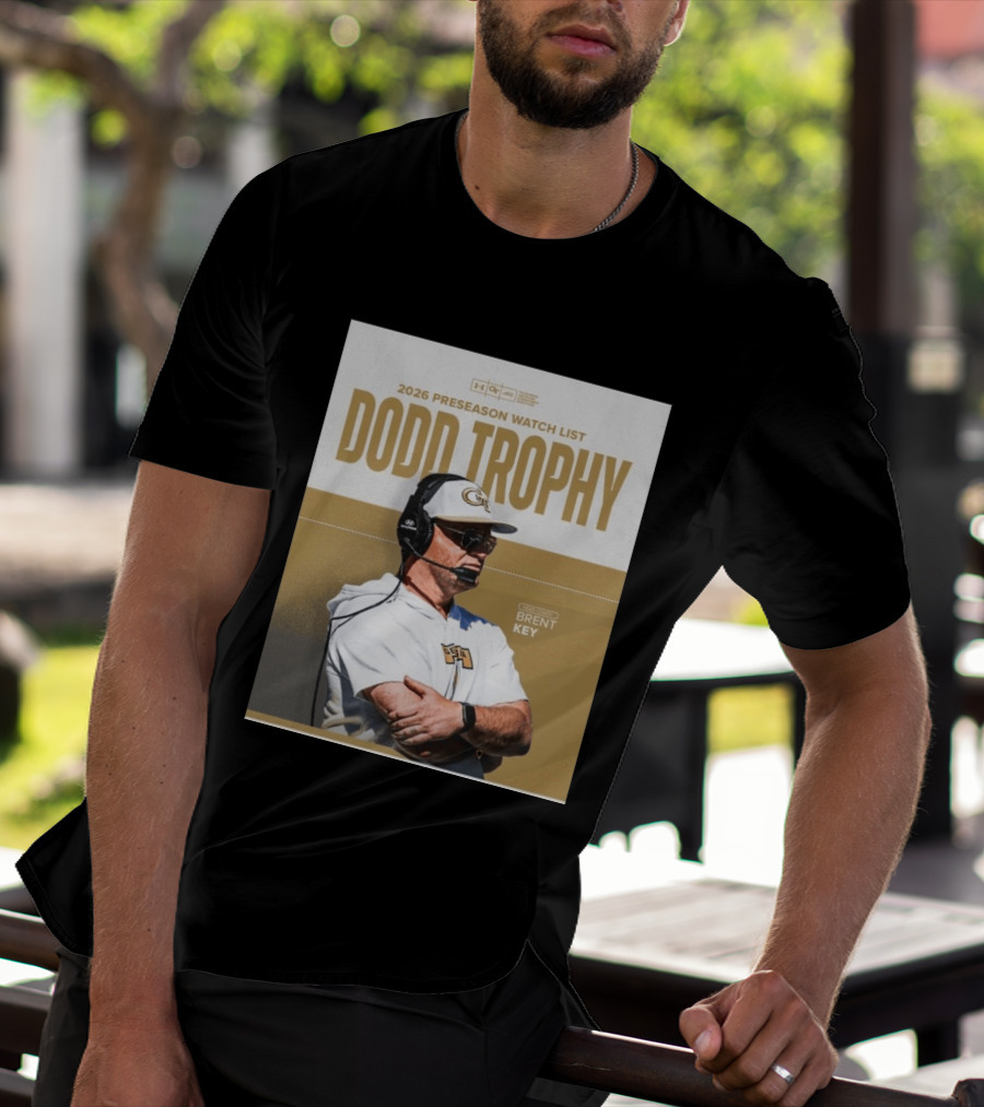 2026 Preseason List Dodd Trophy Head Coach Brent Key T-Shirt