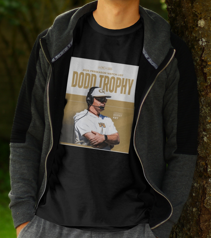 2026 Preseason List Dodd Trophy Head Coach Brent Key T-Shirt