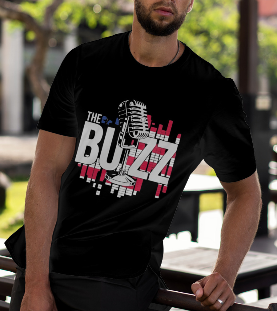 Podcast The Buzz Microphone T-Shirt