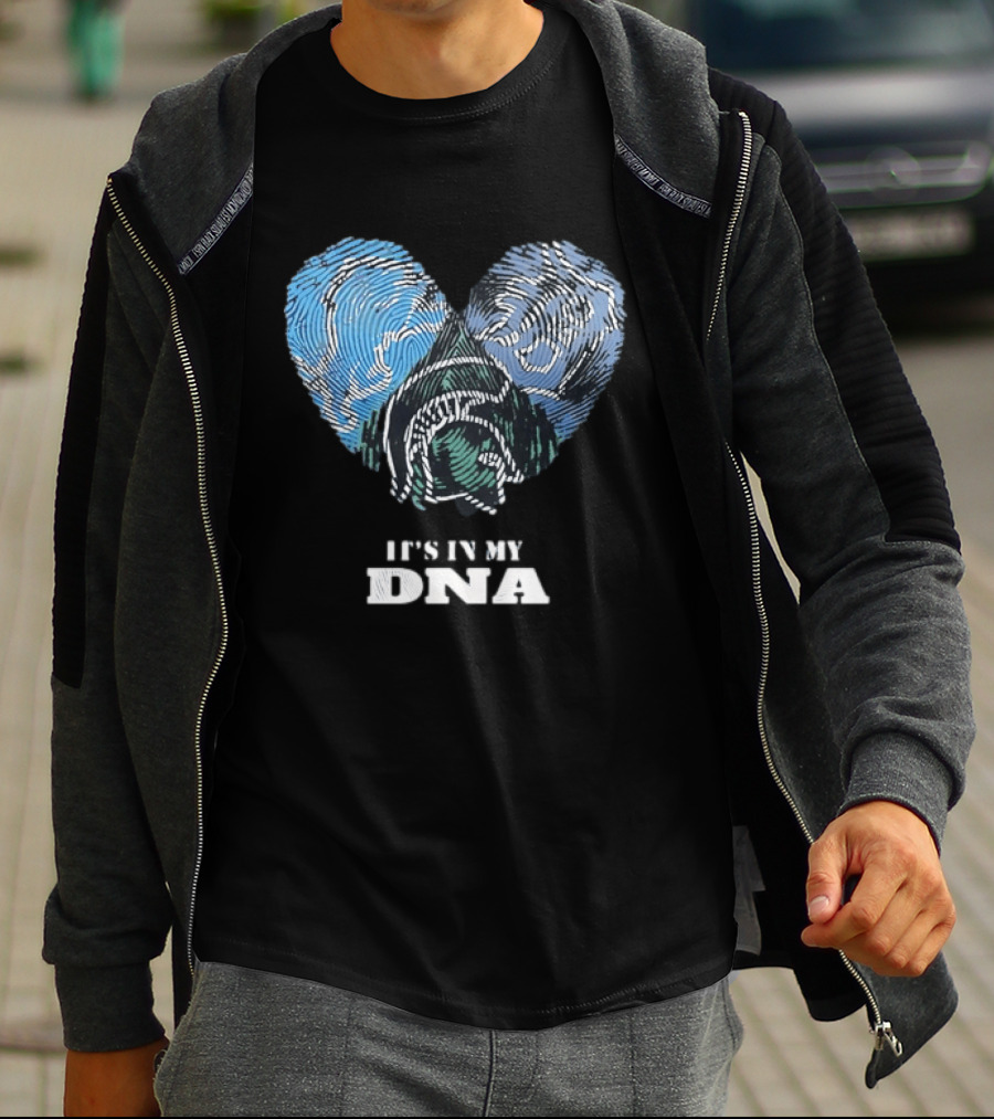 Heart Fingerprint Dog Breed Lover It's In My DNA T-Shirt