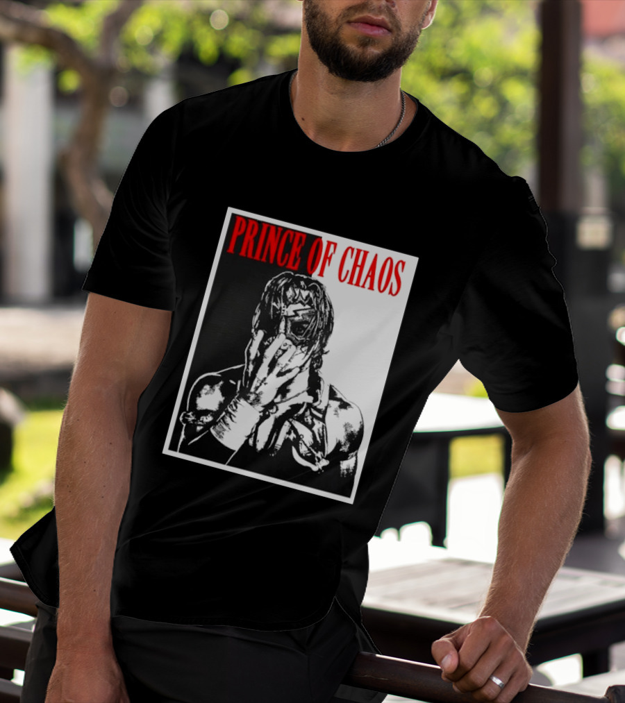 Shado Jr Prince Of Chaos Wrestling Lucha Libre Masked Wrestler T-Shirt