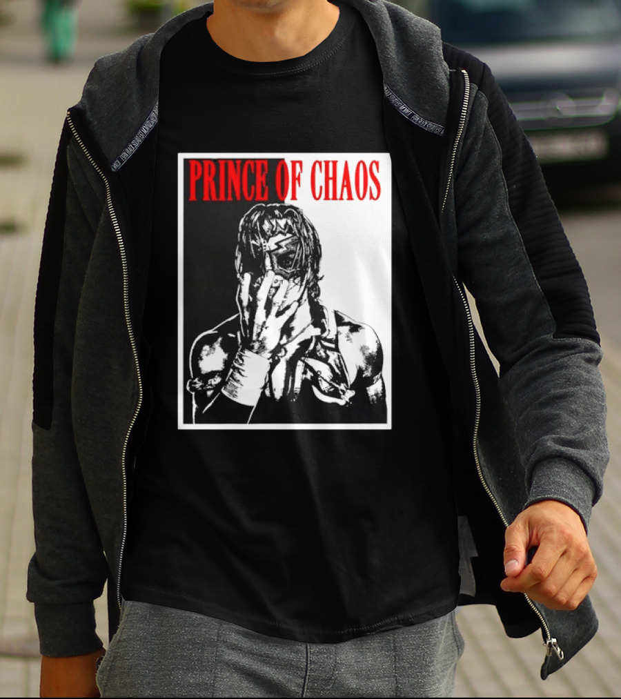 Shado Jr Prince Of Chaos Wrestling Lucha Libre Masked Wrestler T-Shirt