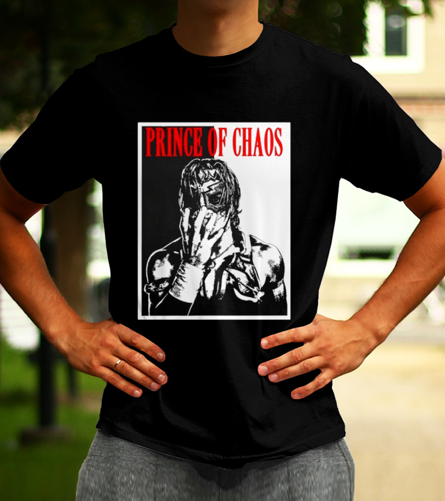 Shado Jr Prince Of Chaos Wrestling Lucha Libre Masked Wrestler T-Shirt