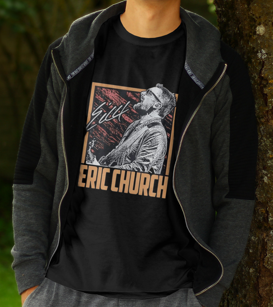 Sick Eric Church Live Singing Performance T-Shirt