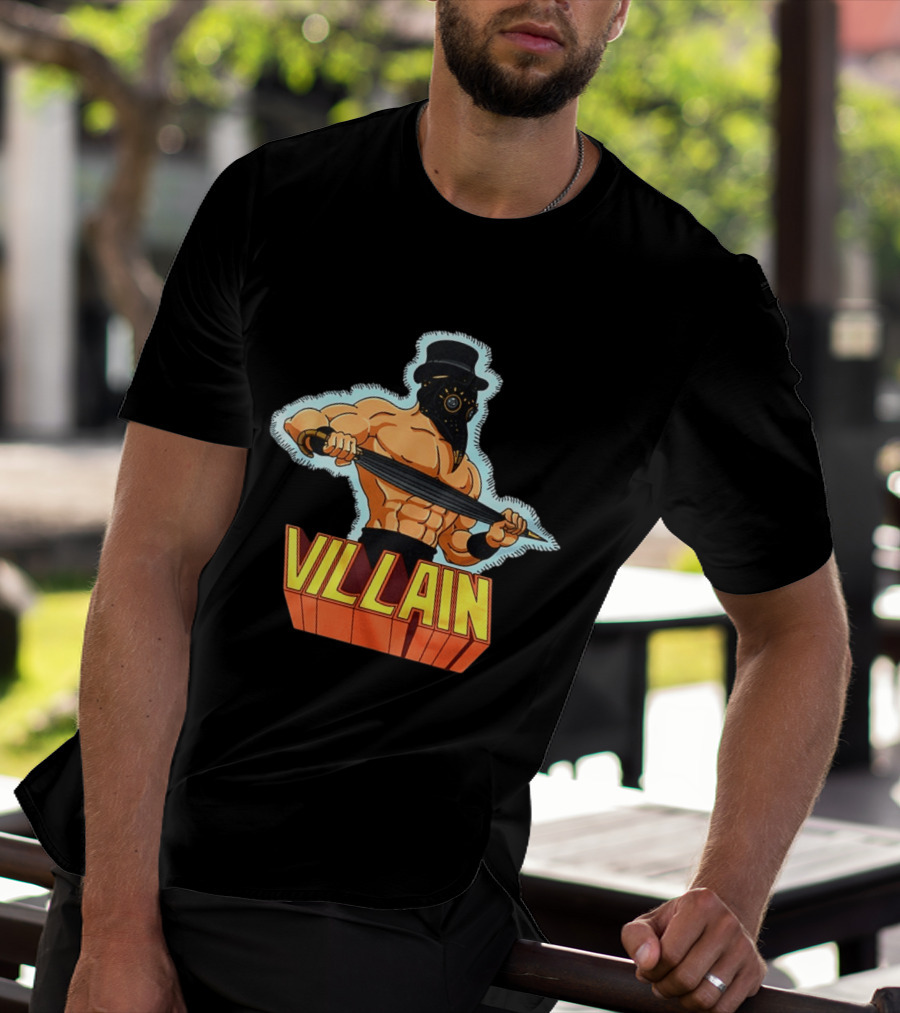 Villain Plague Doctor Warrior With Sword T-Shirt