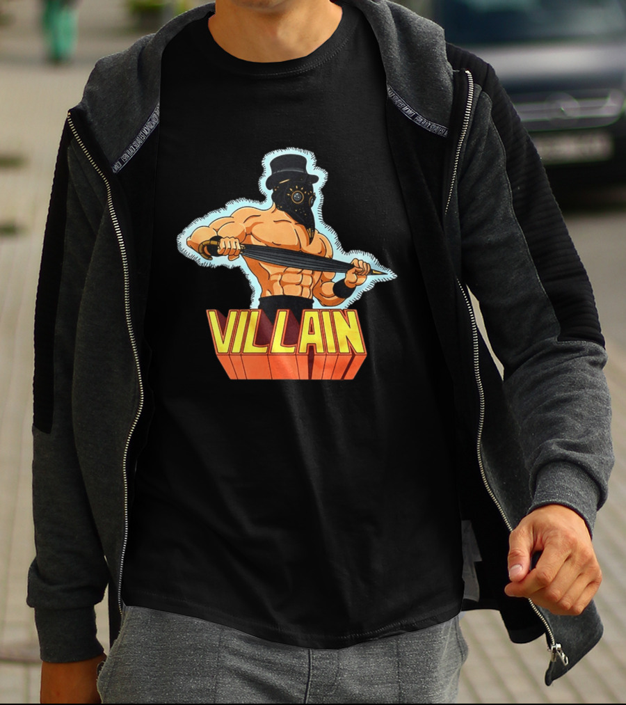 Villain Plague Doctor Warrior With Sword T-Shirt