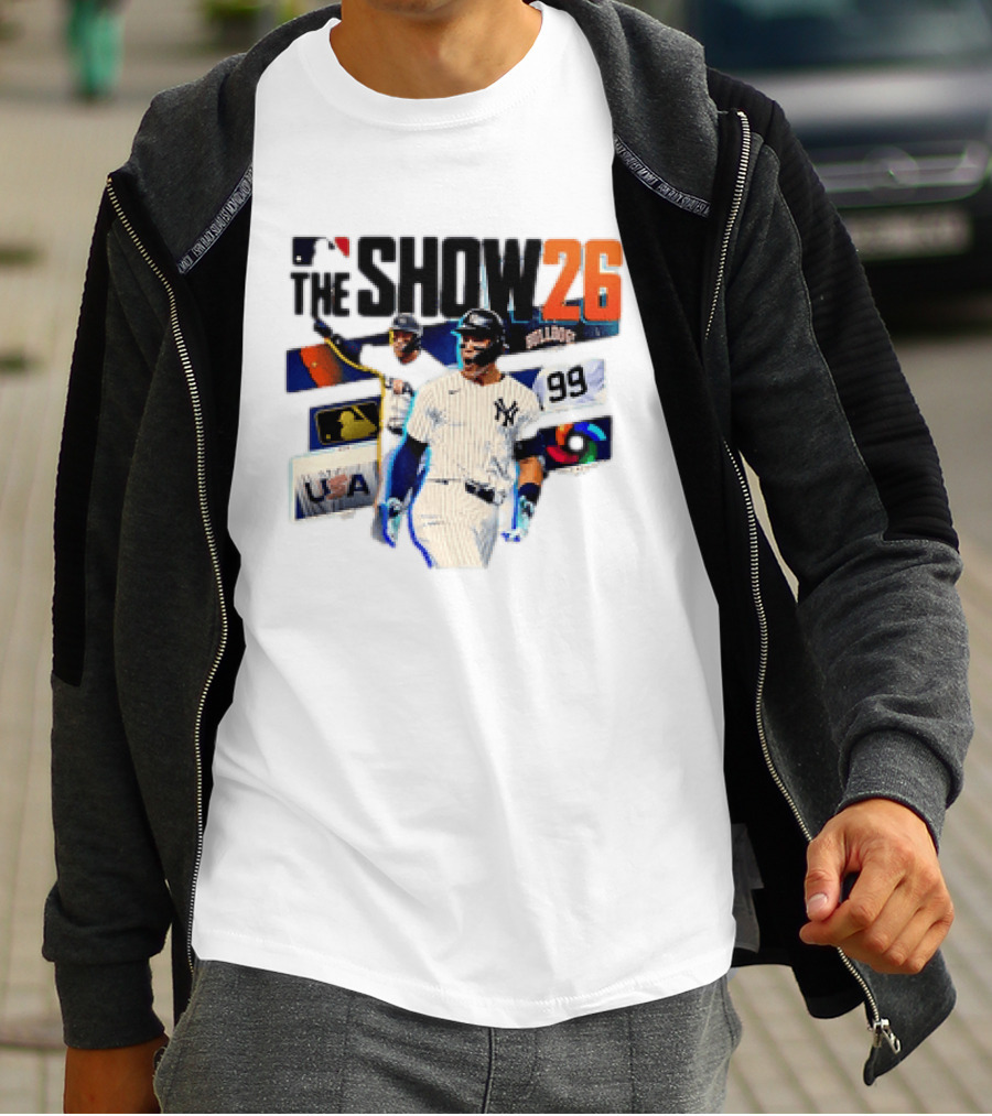 MLB The Show 26 Aaron Judge New York Yankees 99 USA T-Shirt