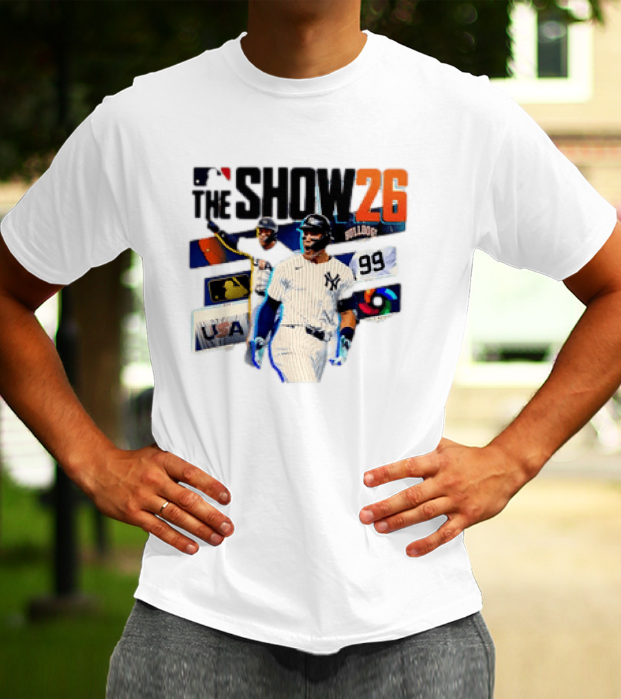 MLB The Show 26 Aaron Judge New York Yankees 99 USA T-Shirt