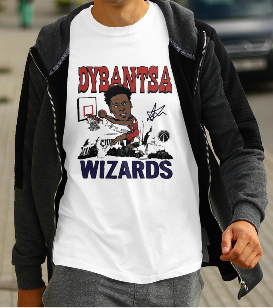 Dybantsa Washington Wizards Rookie Tri Blend Homage T-Shirt