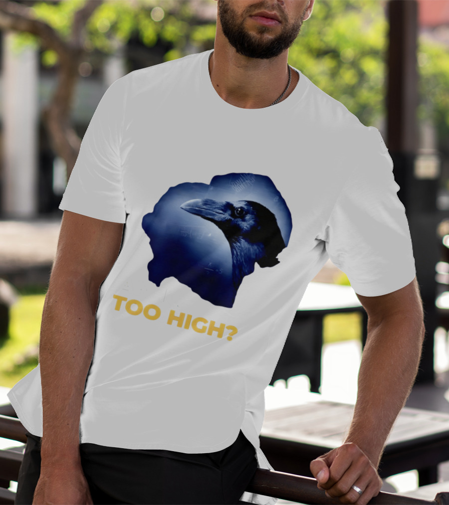An IQ Too High Raven Sarcasm Meme T-Shirt