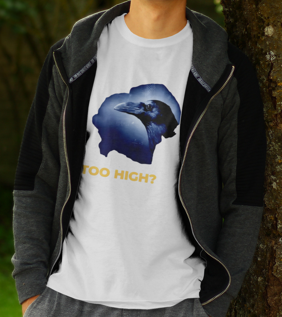 An IQ Too High Raven Sarcasm Meme T-Shirt