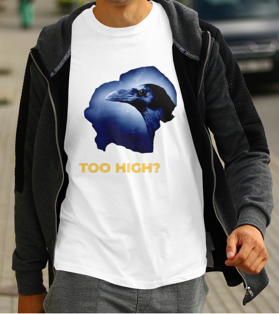 An IQ Too High Raven Sarcasm Meme T-Shirt