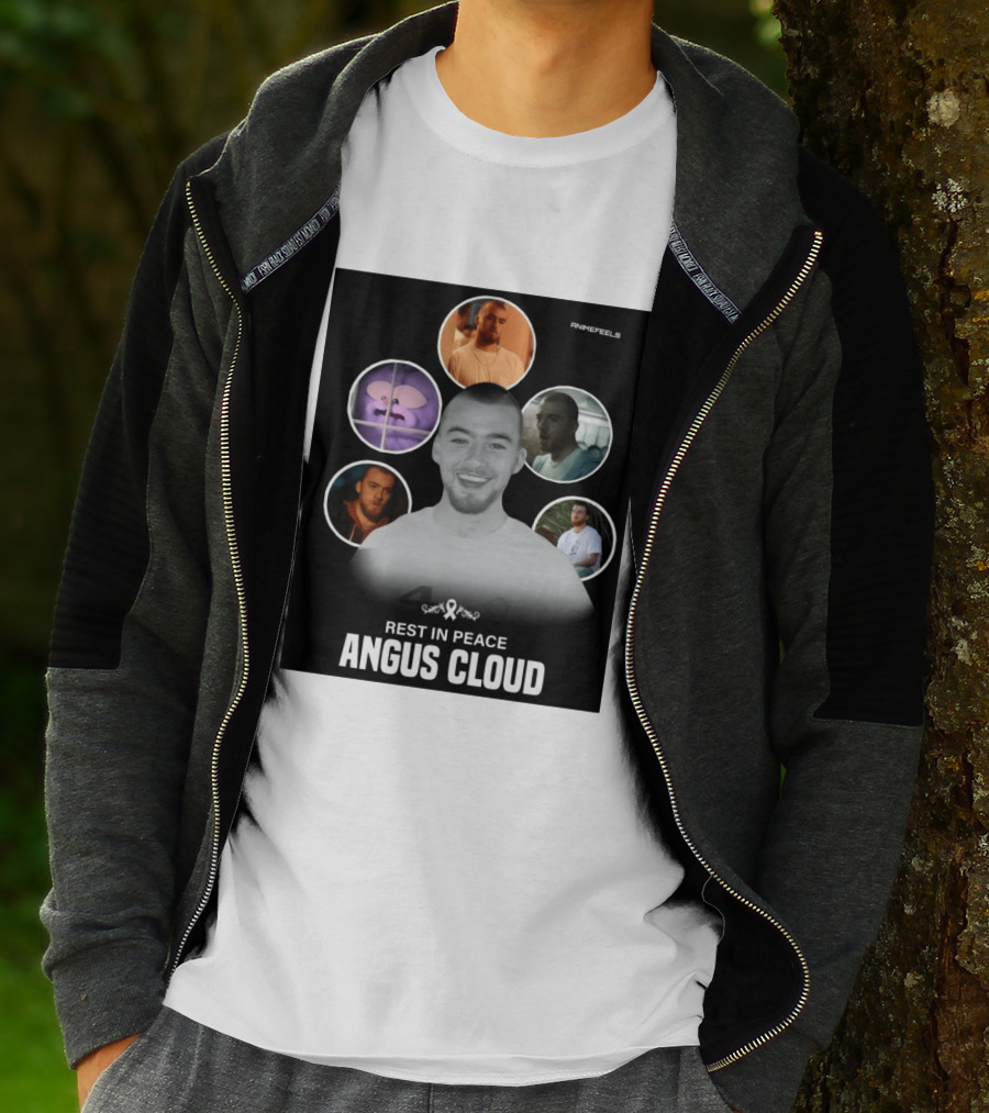 Angus Cloud Memorial Tribute AnimeFeels Rest In Peace T-Shirt