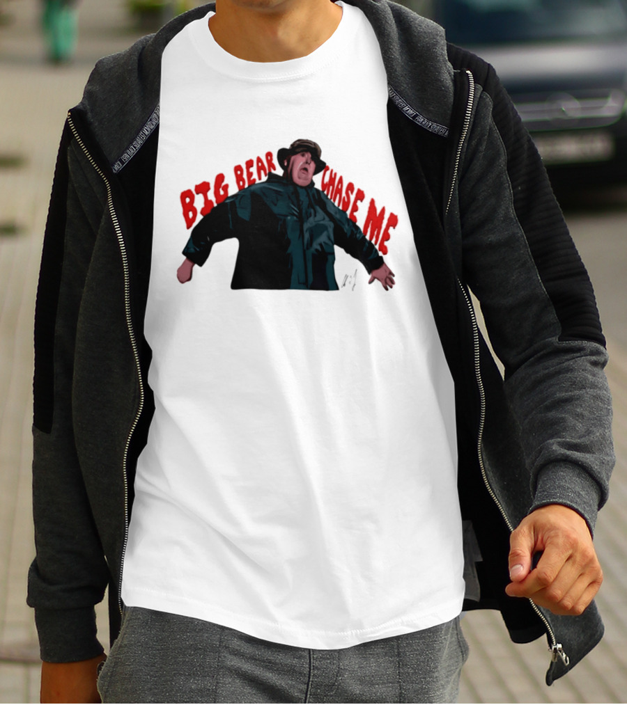 John Candy Big Bear Chase Me The Great Outdoors Movie Scene T-Shirt
