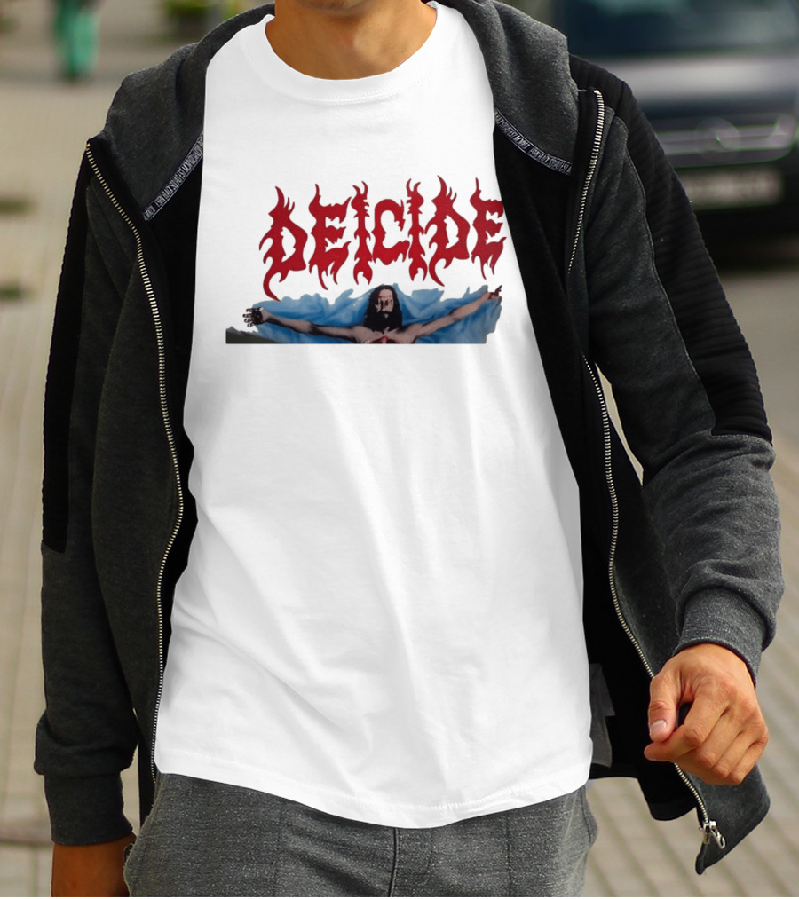 Deicide Once Upon The Cross Album Cover T-Shirt