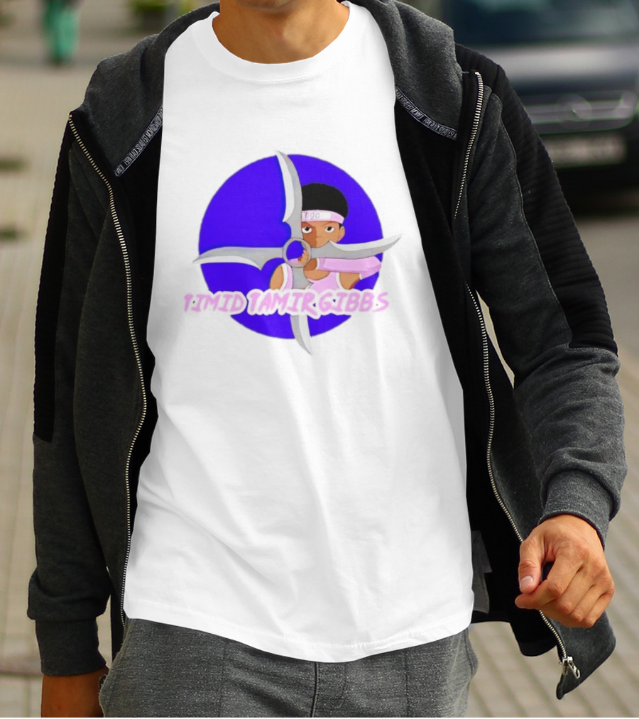 Timid Tamir Gibbs Windmill Shuriken Ninja T-Shirt