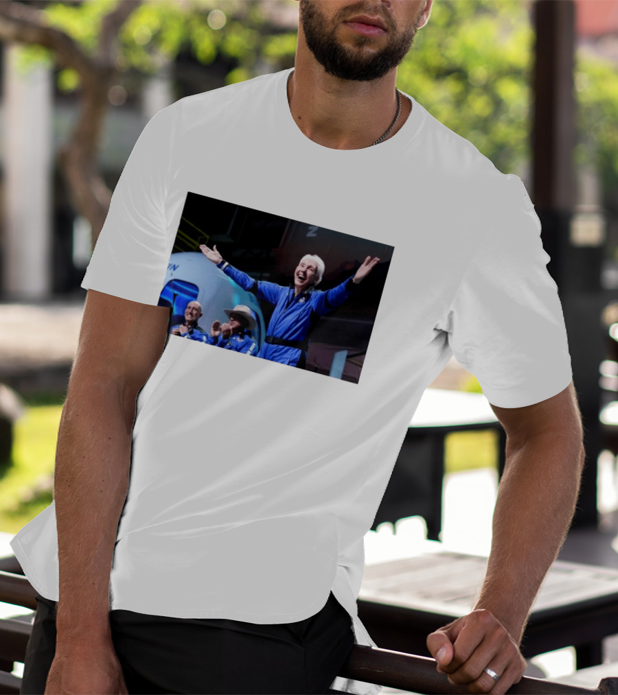 Wally Funk Age Record Space Travel Blue Origin Crew Celebration T-Shirt