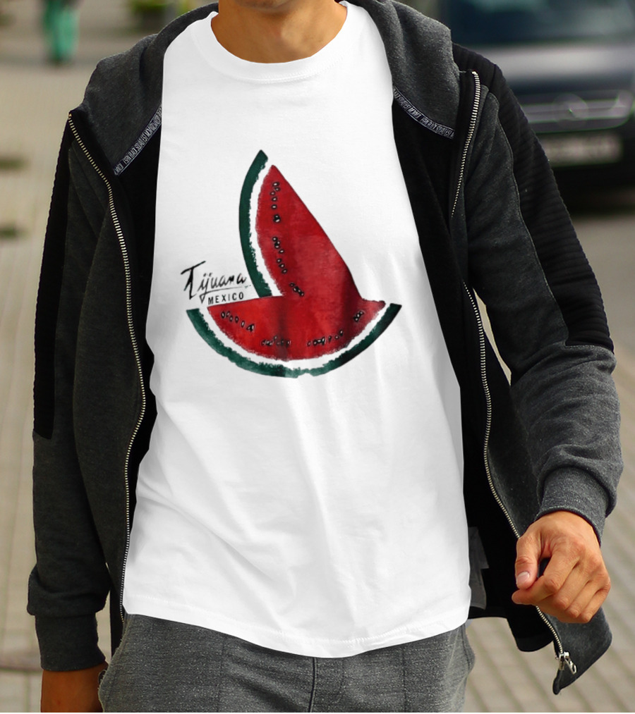 Tijuana Mexico Watermelon Summer Snack Souvenir T-Shirt