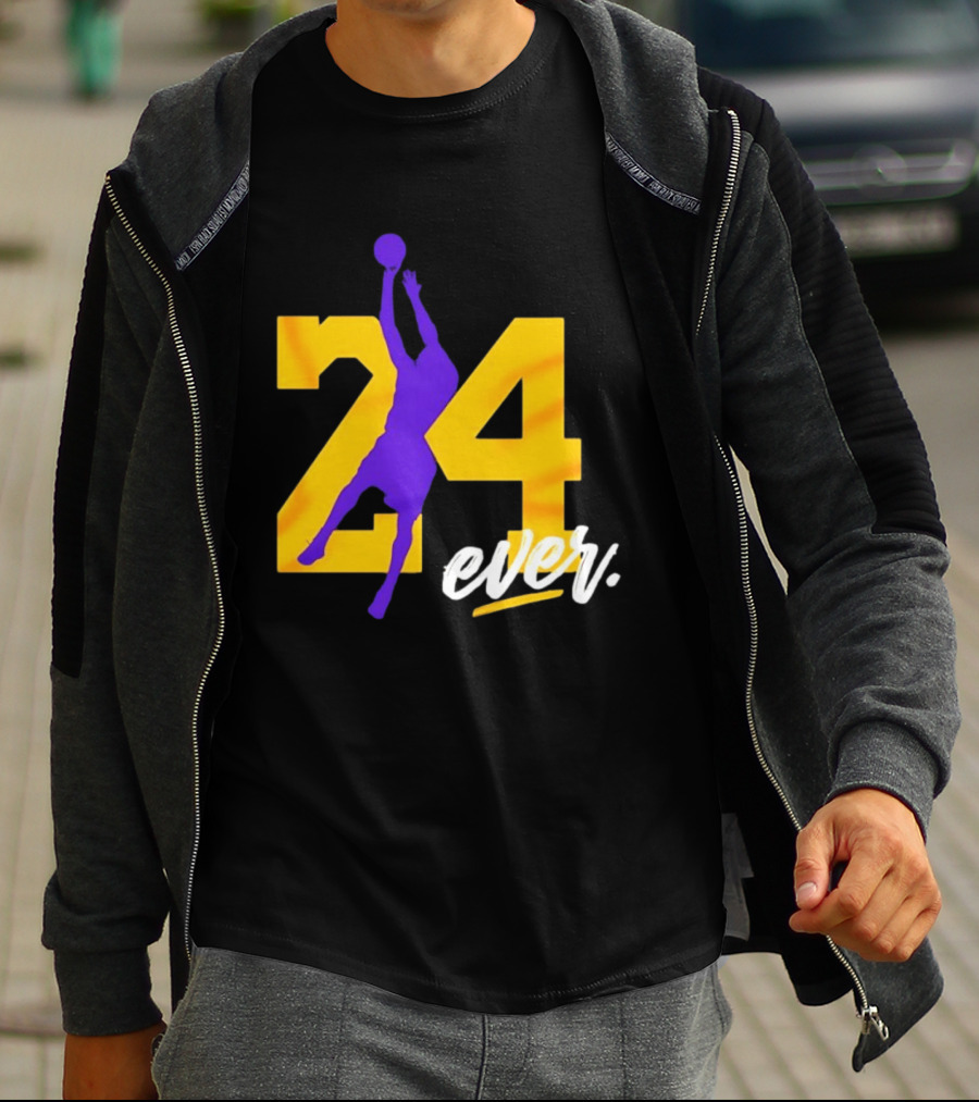 Kobe Bryant Los Angeles Lakers 24 Ever Basketball Legend T-Shirt