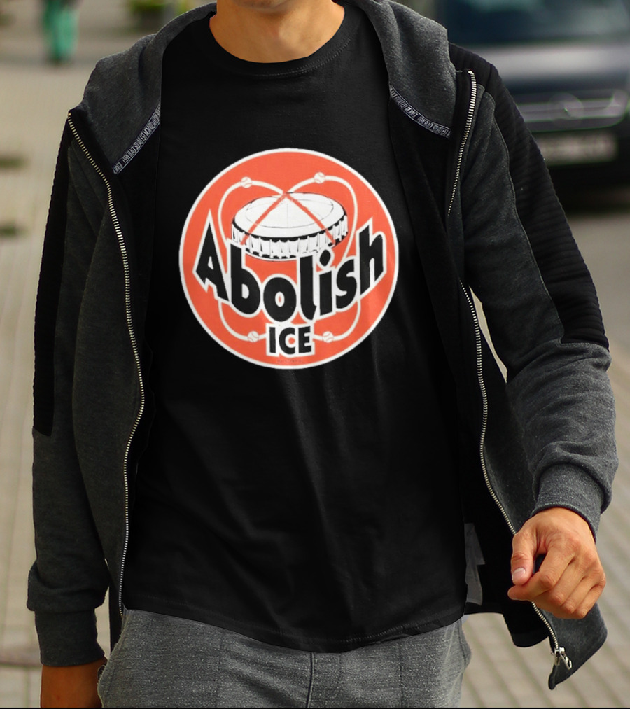 Abolish Ice Houston Astrodome Retro Baseball T-Shirt