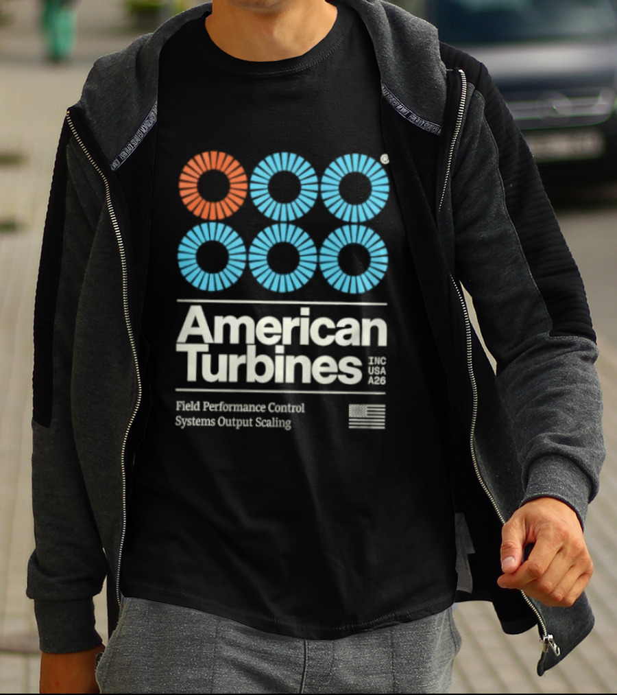 American Turbines Inc USA A26 Field Performance Control Systems Output Scaling T-Shirt