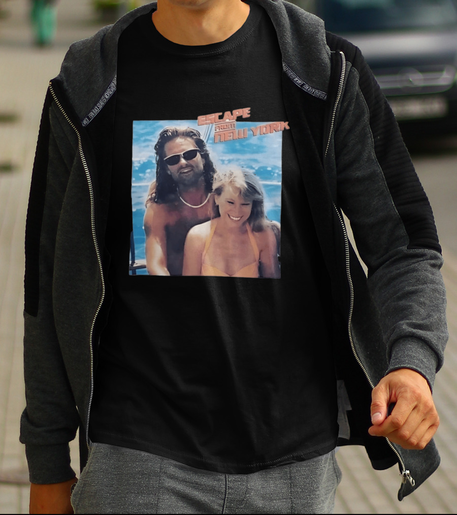 Captain Ron Kurt Russell Mary Kay Place Escape From New York 1992 T-Shirt
