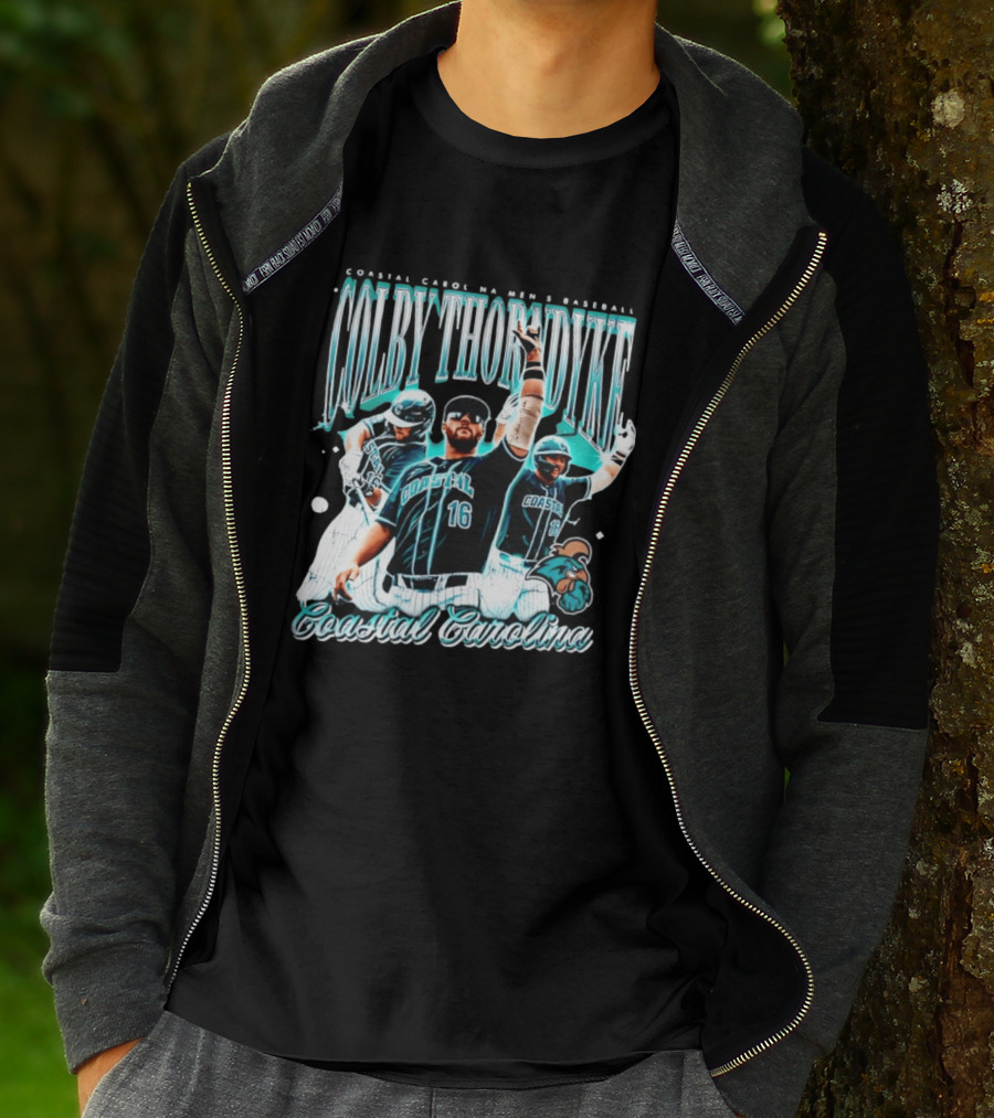 Coastal Carolina Chanticleers Colby Thoradyke Baseball Coastal Carolina T-Shirt