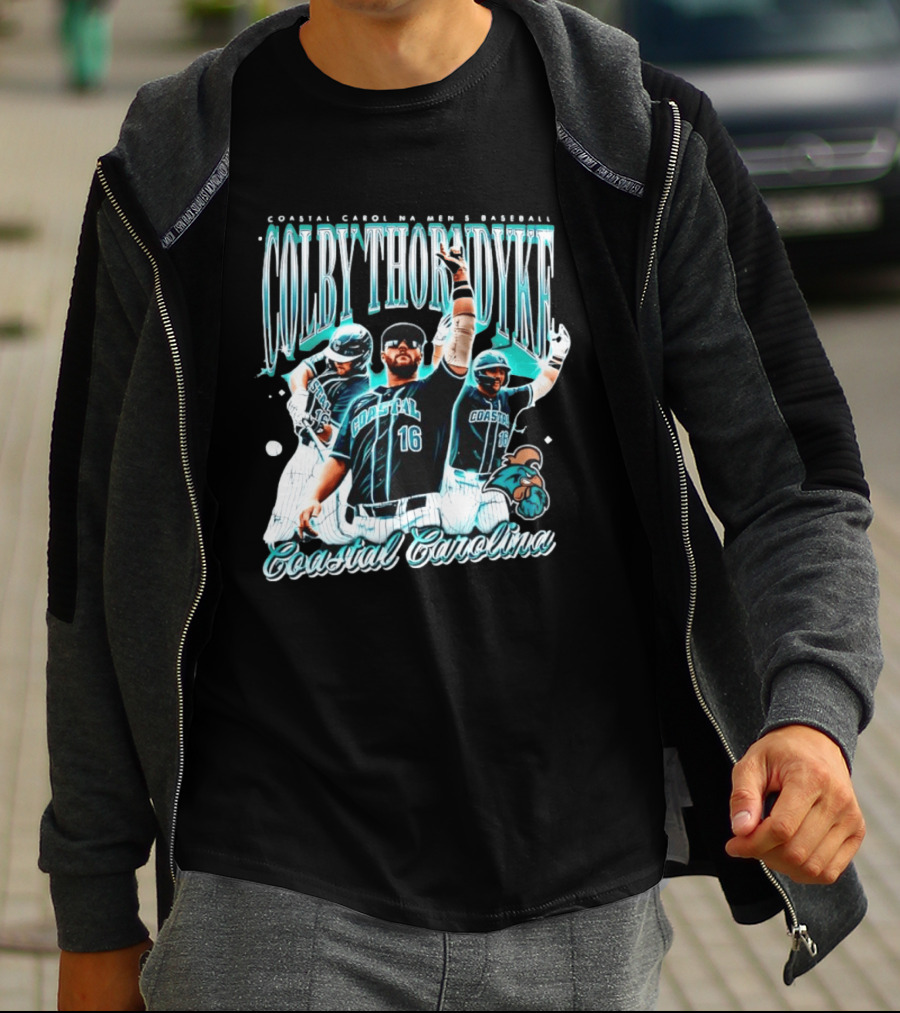 Coastal Carolina Chanticleers Colby Thoradyke Baseball Coastal Carolina T-Shirt