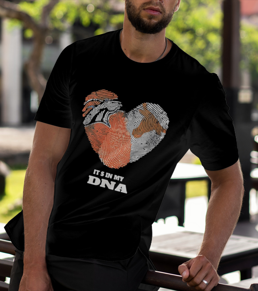 Fingerprint Heart It's In My DNA T-Shirt